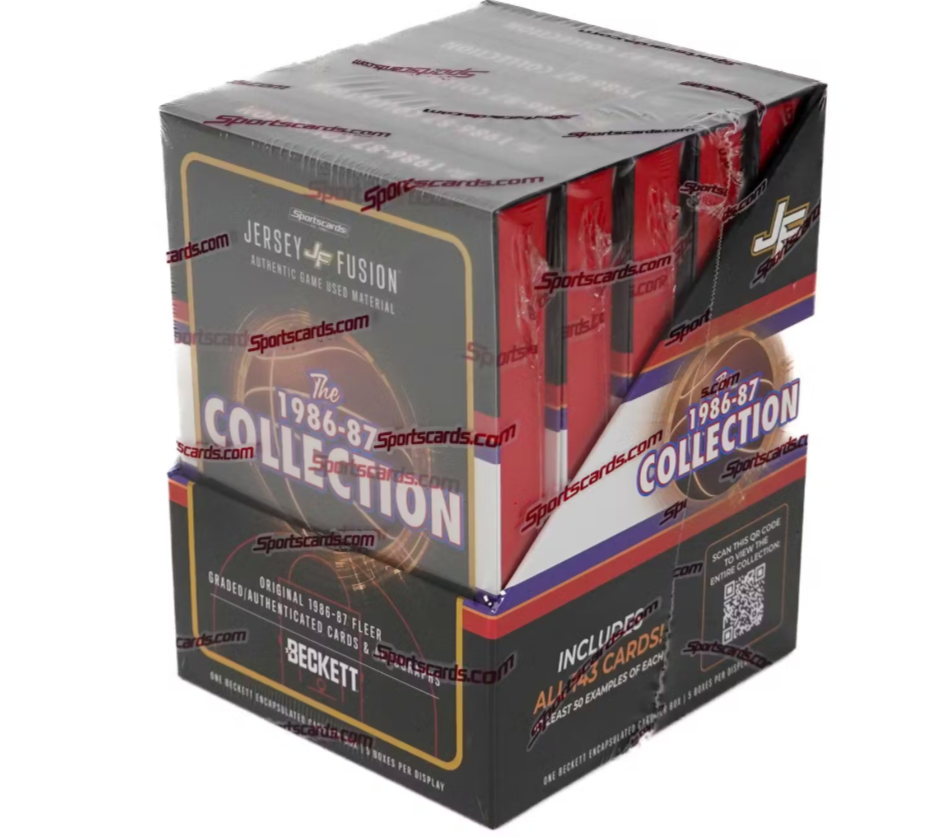 Jersey Fusion The 1986/87 Collection Finale! Basketball Hobby Pack